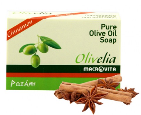 Оливковое мыло с корицей Olivelia