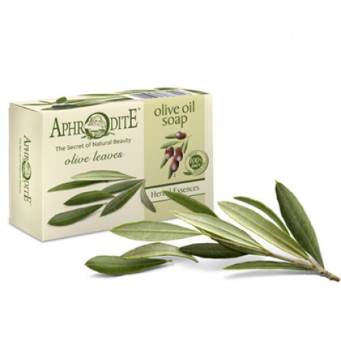 Оливковое мыло с оливковыми листьями Aphrodite