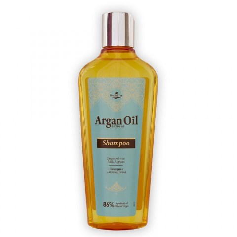 Шампунь для блеска волос с маслом арганы Argan Oil Греция Herbolive