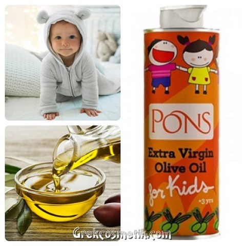 Оливковое масло Экстра Вирджин для детей PONS