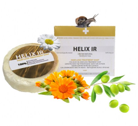 Натуральное мыло для лечения выпадения волос HELIX IR