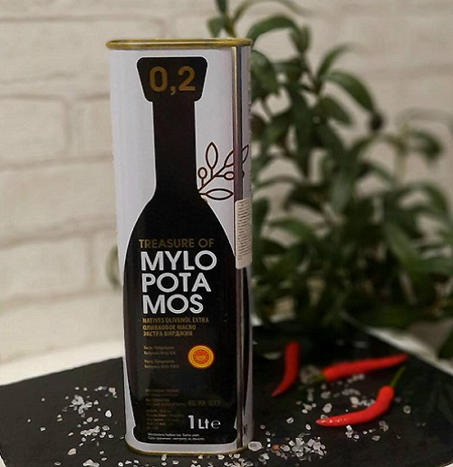Оливковое масло extra virgin Mylopotamos 0,2% кислотность 1л